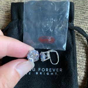Sterling Forever- silver lever back earrings